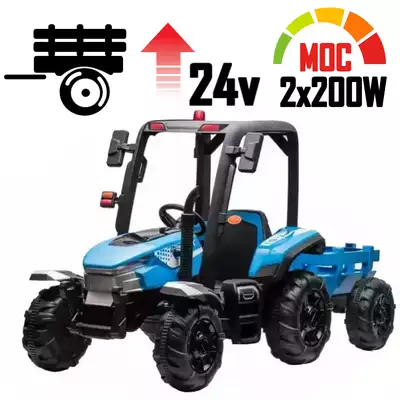 Traktor Na Akumulator Blast BLT-206 Niebieski 2x200W