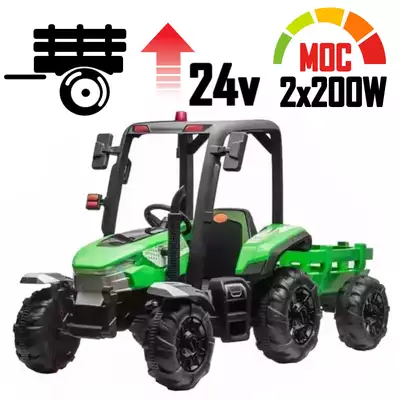 Traktor Na Akumulator Blast BLT-206 Zielony 2x200W