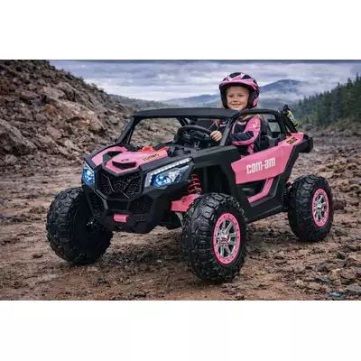 Buggy na akumulator XB-2118 XXL Duża różowa terenówka 24V 4x200W