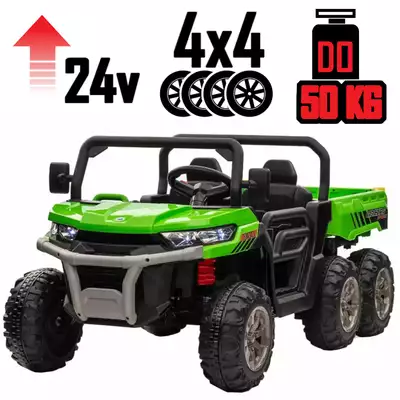 Wywrotka Farmer New XMX623B Zielony z Elektrycznym kiprem 24V 300W
