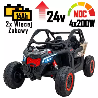 Mocne auto na akumulator dla dzieci Buggy Can-am RS Maverick DK-CA001 STRONG 4x200W 24V14Ah!