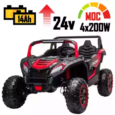 Mocny Buggy ATV Racing A032 Czerwony 4x200W 14Ah