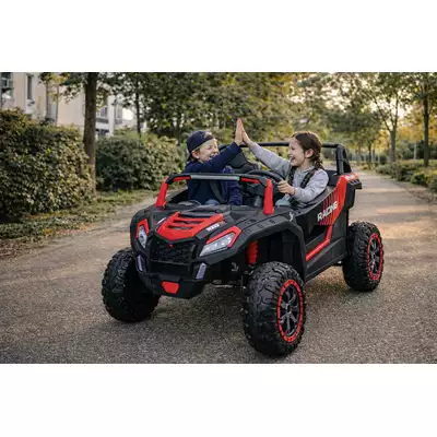 Mocny Buggy ATV Racing A032 Czerwony 4x200W Podwójny akku 14Ah