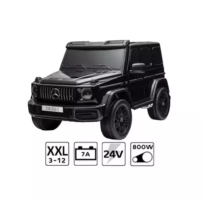 Olbrzymi Mercedes Benz G63 AMG XXL Czarny 4x200W