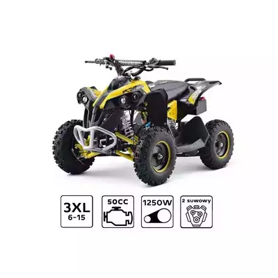 Quad Spalinowy HighPer PX2S Renegade 49cc Żółty