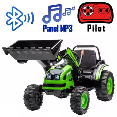 Traktor Koparka z ruchomym ramieniem HL389 ROBUR Zielony