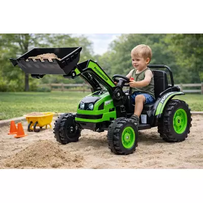 Traktor Koparka z ruchomym ramieniem HL389 ROBUR Zielony
