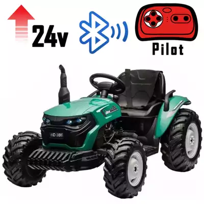 Traktor Na Akumulator HC-306 Ciemno Zielony 24V