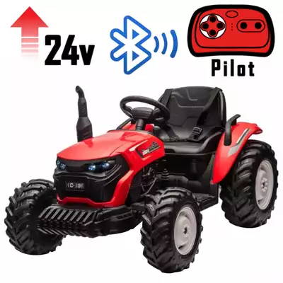 Traktor Na Akumulator HC-306 Czerwony 24V
