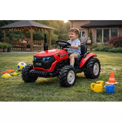 Traktor Na Akumulator HC-306 Strong Czerwony 24V