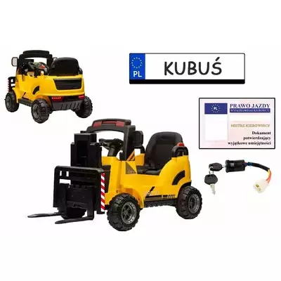 Wózek Widłowy Na Akumulator WH101 Żółty