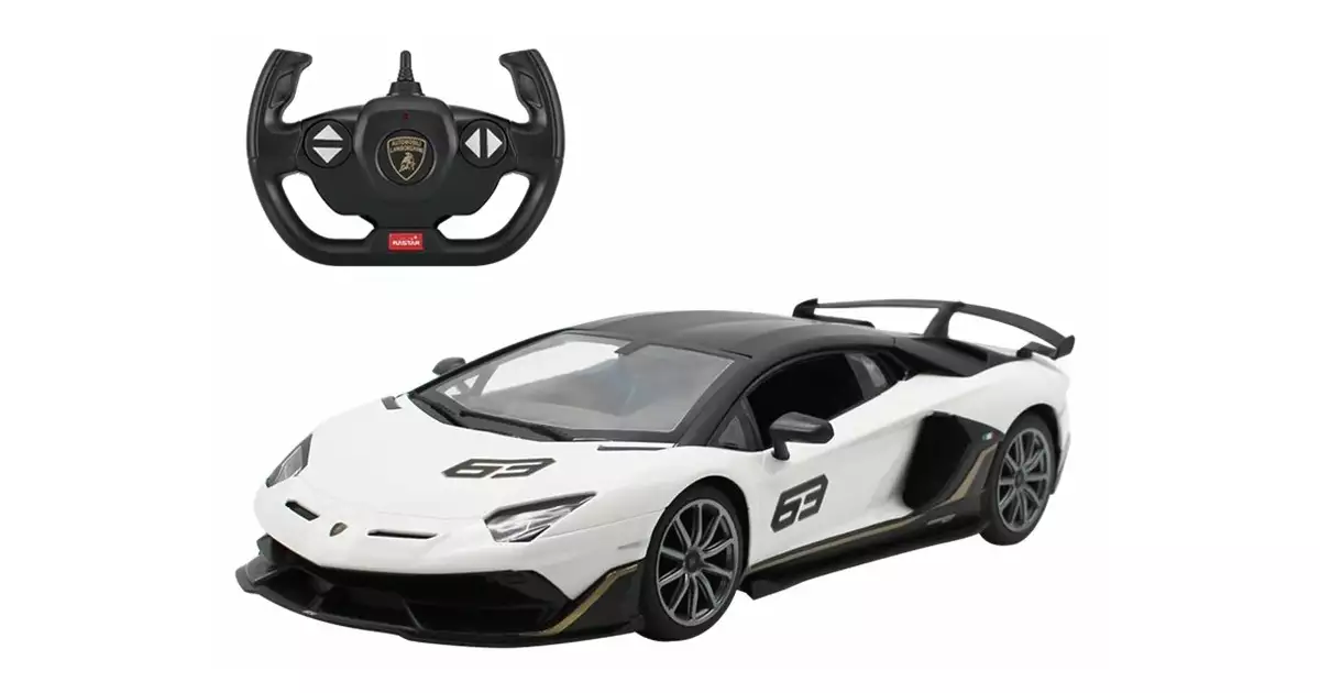 Auto R/C Lamborghini Aventador Rastar 1:14 Biały