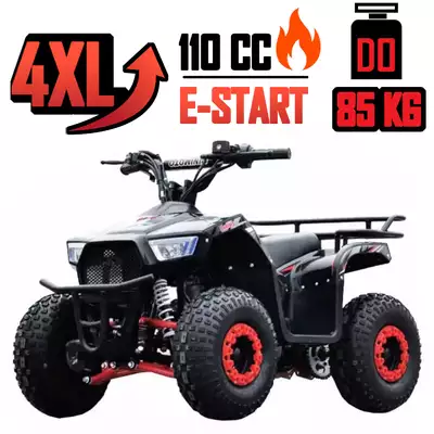 Quad Spalinowy HighPer ATV009 Coyote 110cc Czarny E-start Led