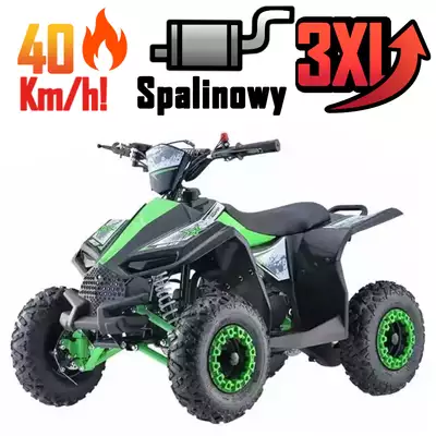Quad dla Dzieci Spalinowy HighPer ATV11 Highlander 49cc Zielony