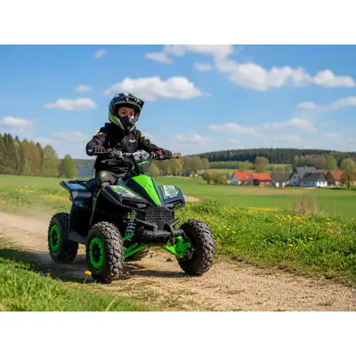 Quad dla Dzieci Spalinowy HighPer ATV11 Zielony 49cc Manual Start