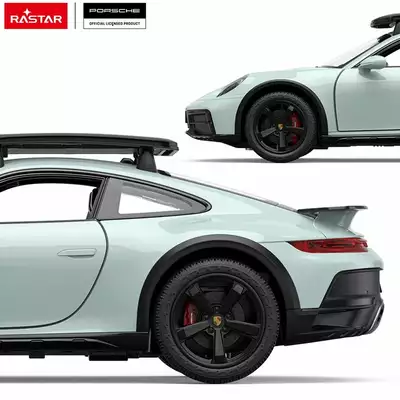 Autko R/C 1:14 Porsche 911 Dakar Miętowy RASTAR