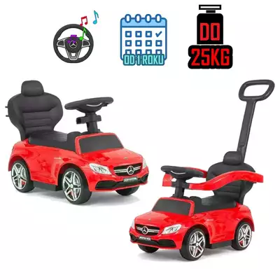 Jeździk 2w1 Mercedes C-Class Czerwony ECO