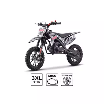 Motor Spalinowy HighPer DB712 Tiger 49cc Czarny