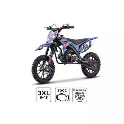 Motor Spalinowy HighPer DB712 Tiger 49cc Niebieski