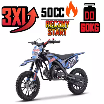 Motor Spalinowy HighPer DB712 Tiger 49cc Niebieski