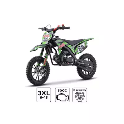 Motor Spalinowy HighPer DB712 Tiger 49cc Zielony