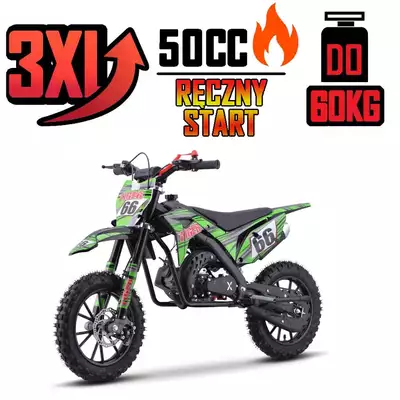 Motor Spalinowy HighPer DB712 Tiger 49cc Zielony