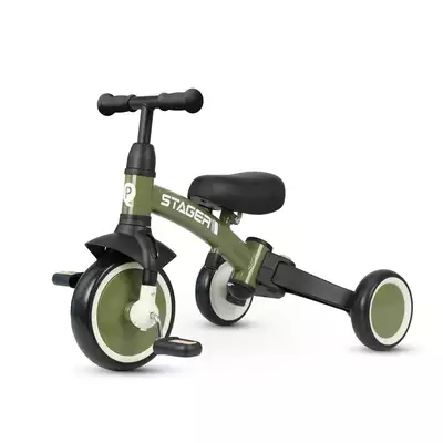 Qplay Rowerek Trójkołowy Stager 3w1 Green