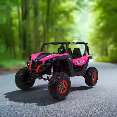 Buggy na akumulator SuperStar 4x4 XMX603 MP3 Różowy Dwuosobowy pojazd terenowy