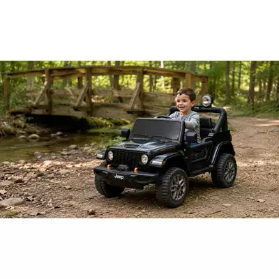 Duży Jeep Wrangler Rubicon Lift Czarny 4x200W ver 24V