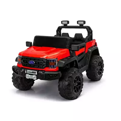 Duży i niezawodny Raptor Speed 800 4x4 Czerwony Skóra