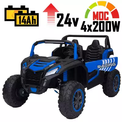 Mocny Buggy ATV Racing A032 Niebieski 4x200W Duży akumulator 14Ah (New 2026)