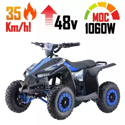 Super Mocny Quad HighPer ATV 11E 1060W Niebieski 48V