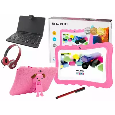 Tablet dla dzieci Blow KidsTab 7.4 V2 Różowy 4/32GB + Zestaw z klawiaturą