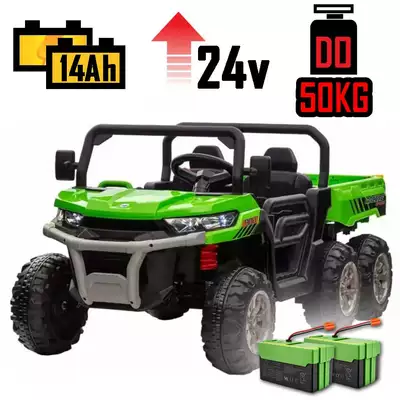 Wywrotka Farmer Truck New XMX623B Zielony z Elektrycznym kiprem 24V 320W (1)