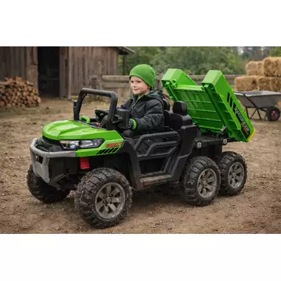 Wywrotka Farmer Truck New XMX623B Zielony z Elektrycznym kiprem 24V 320W