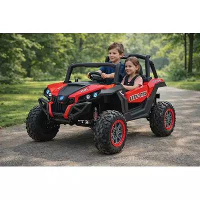 Buggy SuperStar 4x4 XMX603 MP3 Czerwony Dwuosobowy pojazd terenowy