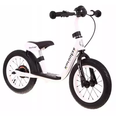 Sportrike Balancer 2w1 Biały Rowerek Biegowy/Hulajnoga  + Prezent 3D