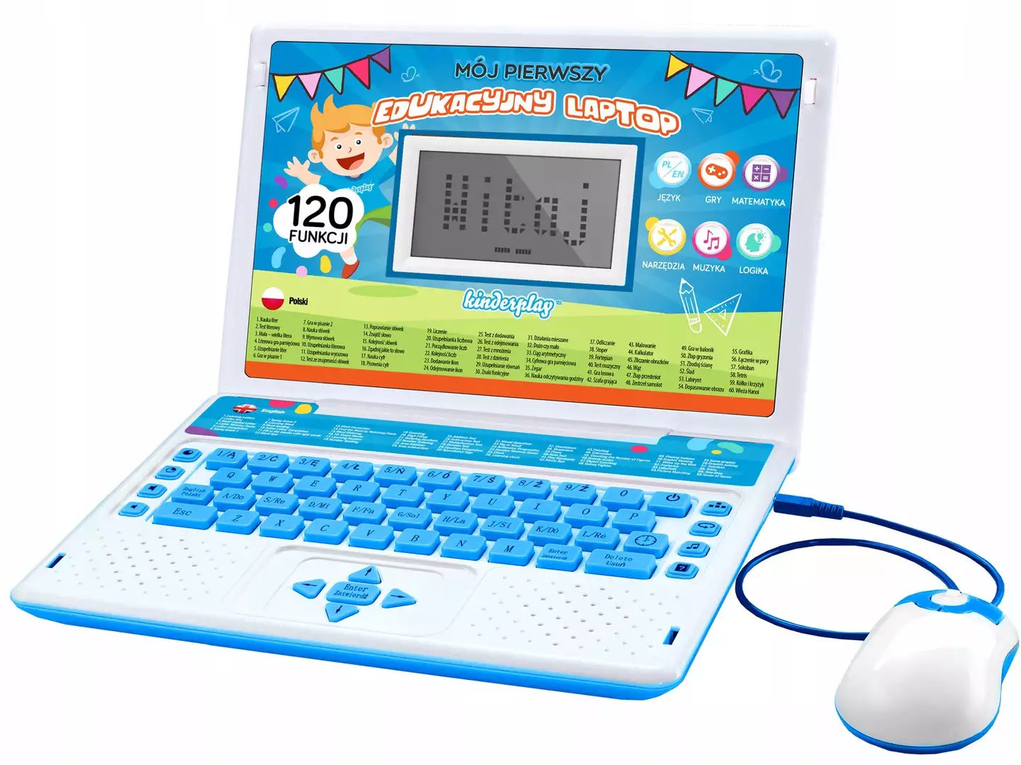 Laptop Kinderplay dla chłopca