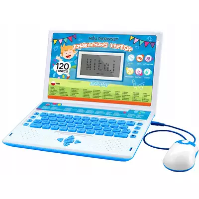 Laptop edukacyjny dla dzieci Kinderplay Blue