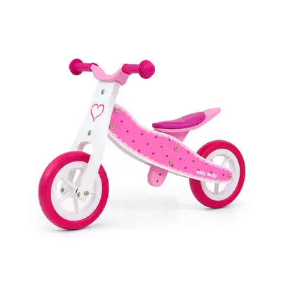Milly Mally Look Bob Drewniany Rowerek biegowy 2w1 + Prezent 3D (1)