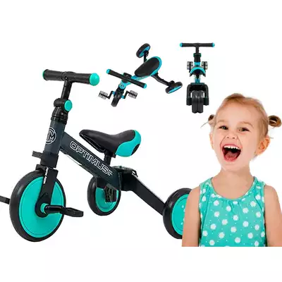 Milly Mally Optimus Mint Rowerek trzykołowy 3w1