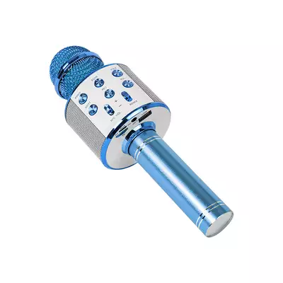 Mikrofon bezprzewodowy Karaoke Bluetooth Niebieski