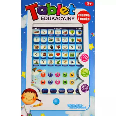 Tablet edukacyjny dla dziecka 3-5 lat Niebieski
