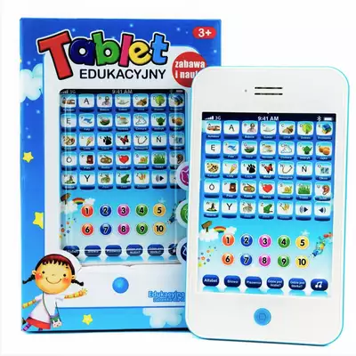 Tablet edukacyjny dla dziecka 3-5 lat Niebieski