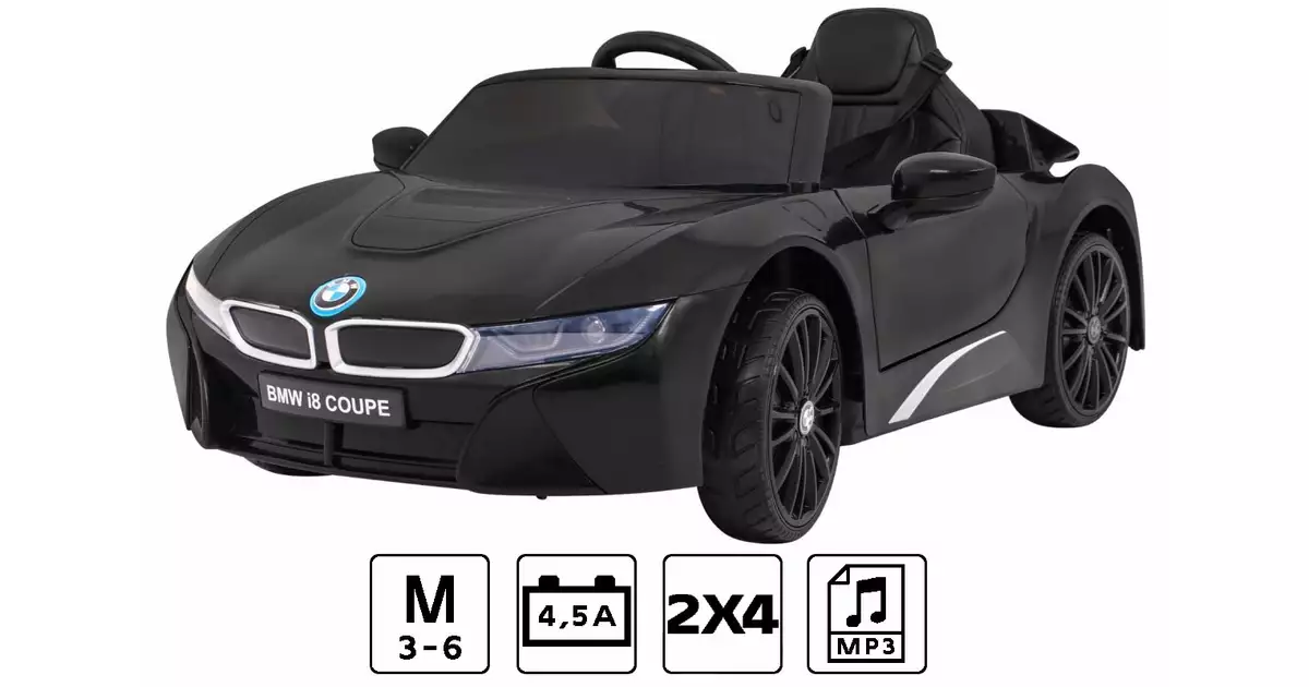 Samochód dla dziecka BMW i8 Lift czarny