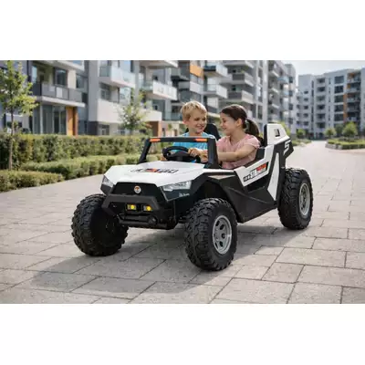 Duży terenowy Buggy SX1929 24V Clash Strong 4x4 780W Biały do 16 km/h