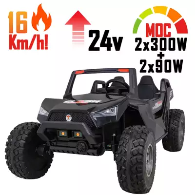 Duży terenowy Buggy SX1929 24V Clash Strong 4x4 780W Czarny do 16 km/h