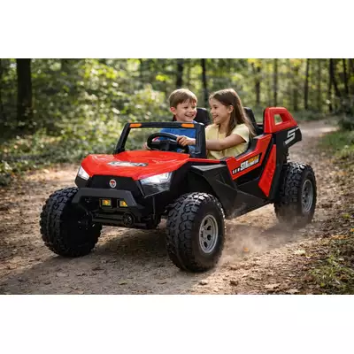 Duży terenowy Buggy SX1929 24V Clash Strong 4x4 780W Czerwony do 16 km/h