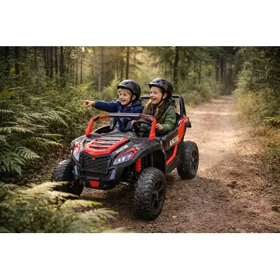 Potężny Buggy ATV Racing A032 Strong Czerwony do 100 kg! do 17 km/h Hamulec