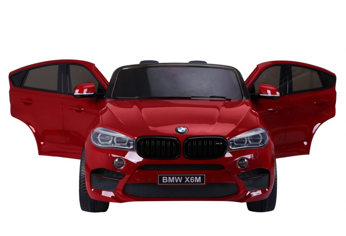 Dwuosobowe duże auto akumulator BMW X6M XXL Czerwony Lakier Metalik